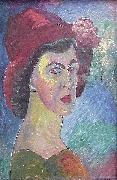 Marianne von Werefkin Self portrait oil painting artist